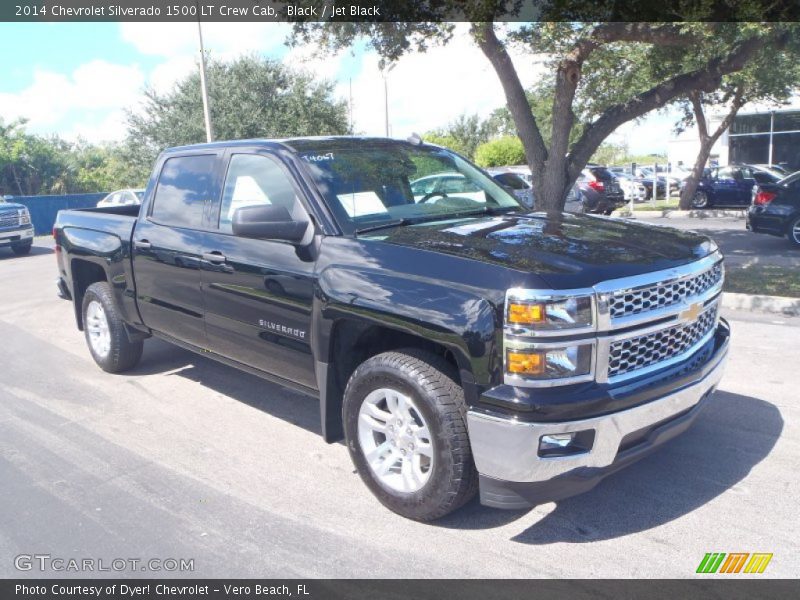 Black / Jet Black 2014 Chevrolet Silverado 1500 LT Crew Cab