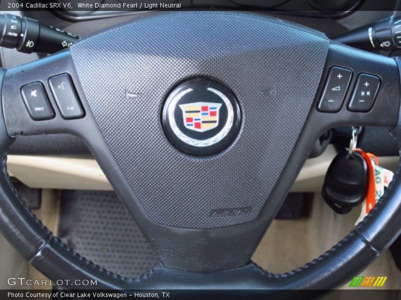 White Diamond Pearl / Light Neutral 2004 Cadillac SRX V6