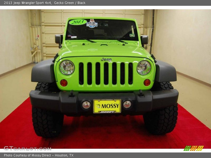 Gecko Green / Black 2013 Jeep Wrangler Sport 4x4