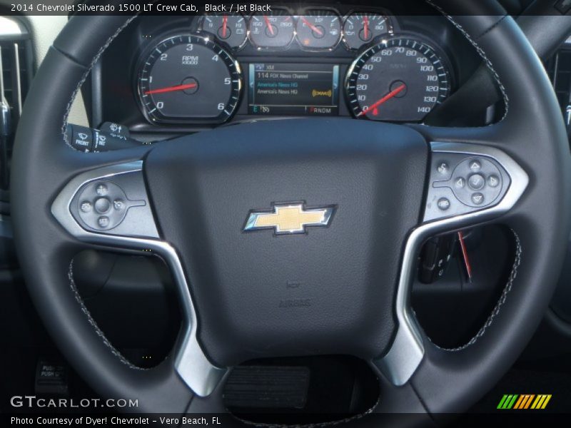 Black / Jet Black 2014 Chevrolet Silverado 1500 LT Crew Cab