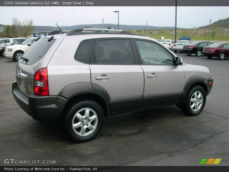 Smart Silver / Gray 2005 Hyundai Santa Fe GLS 4WD