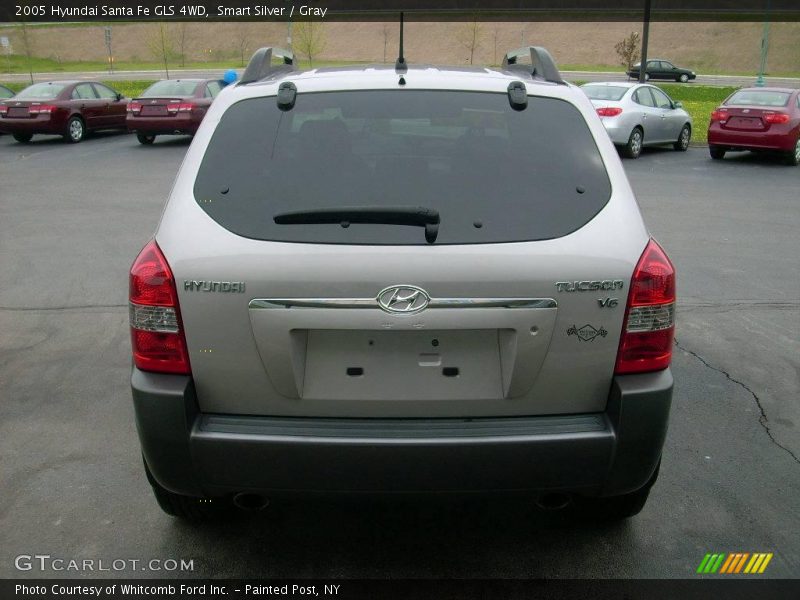 Smart Silver / Gray 2005 Hyundai Santa Fe GLS 4WD