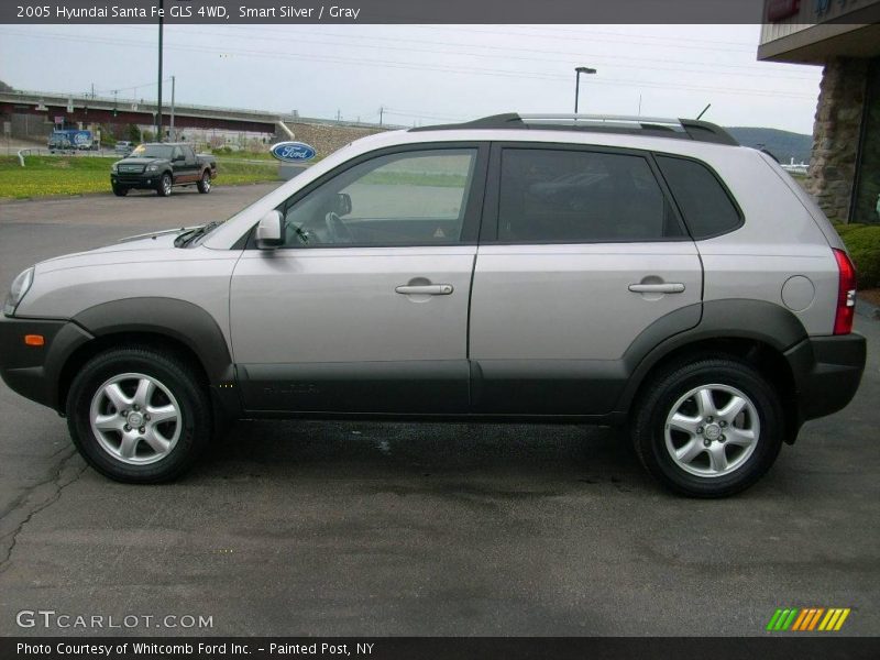 Smart Silver / Gray 2005 Hyundai Santa Fe GLS 4WD