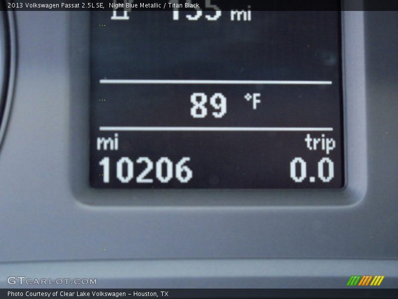 Night Blue Metallic / Titan Black 2013 Volkswagen Passat 2.5L SE