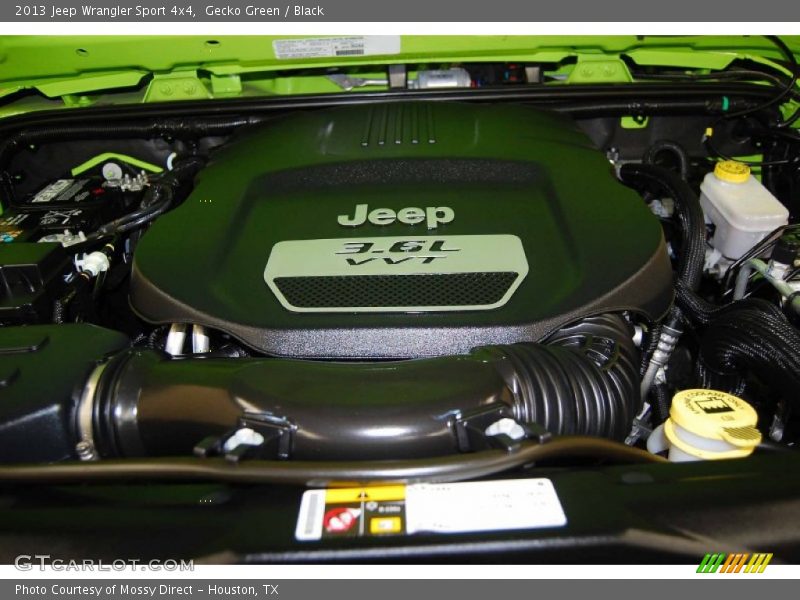 Gecko Green / Black 2013 Jeep Wrangler Sport 4x4