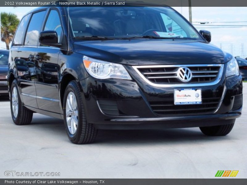 Nocturne Black Metallic / Sierra Sand 2012 Volkswagen Routan SE