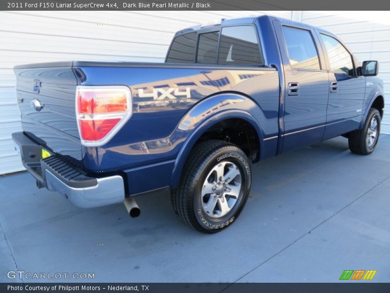 Dark Blue Pearl Metallic / Black 2011 Ford F150 Lariat SuperCrew 4x4