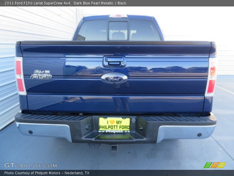 Dark Blue Pearl Metallic / Black 2011 Ford F150 Lariat SuperCrew 4x4