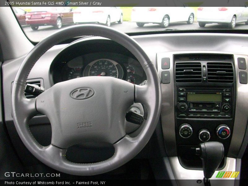 Smart Silver / Gray 2005 Hyundai Santa Fe GLS 4WD