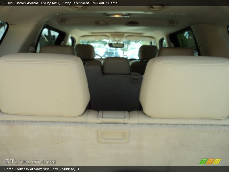 Ivory Parchment Tri-Coat / Camel 2005 Lincoln Aviator Luxury AWD