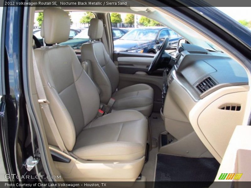 Nocturne Black Metallic / Sierra Sand 2012 Volkswagen Routan SE