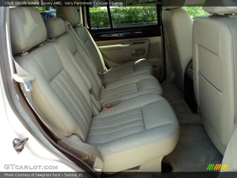Ivory Parchment Tri-Coat / Camel 2005 Lincoln Aviator Luxury AWD