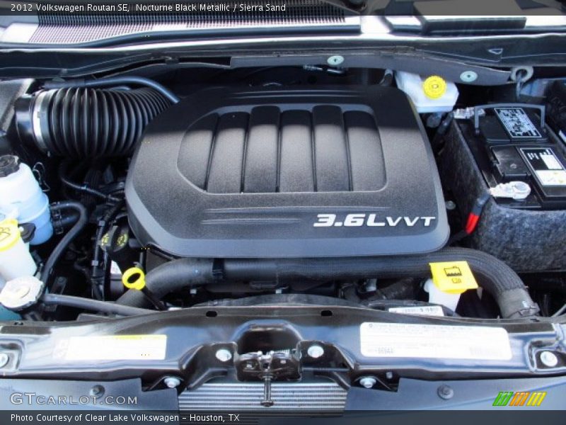 Nocturne Black Metallic / Sierra Sand 2012 Volkswagen Routan SE