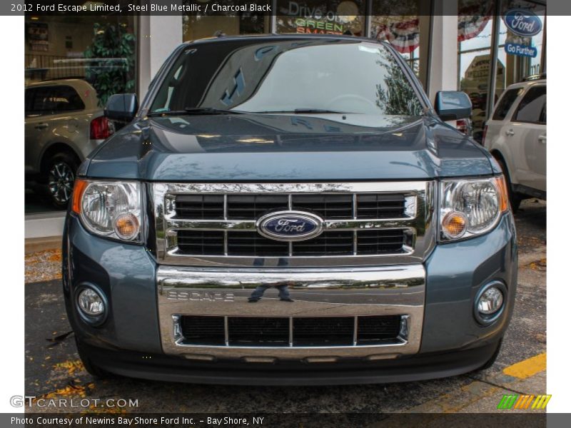 Steel Blue Metallic / Charcoal Black 2012 Ford Escape Limited
