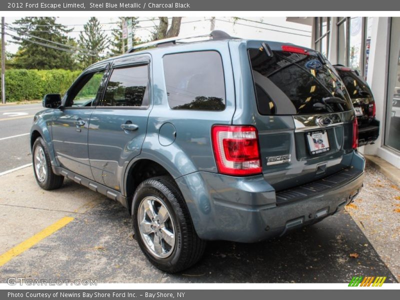 Steel Blue Metallic / Charcoal Black 2012 Ford Escape Limited