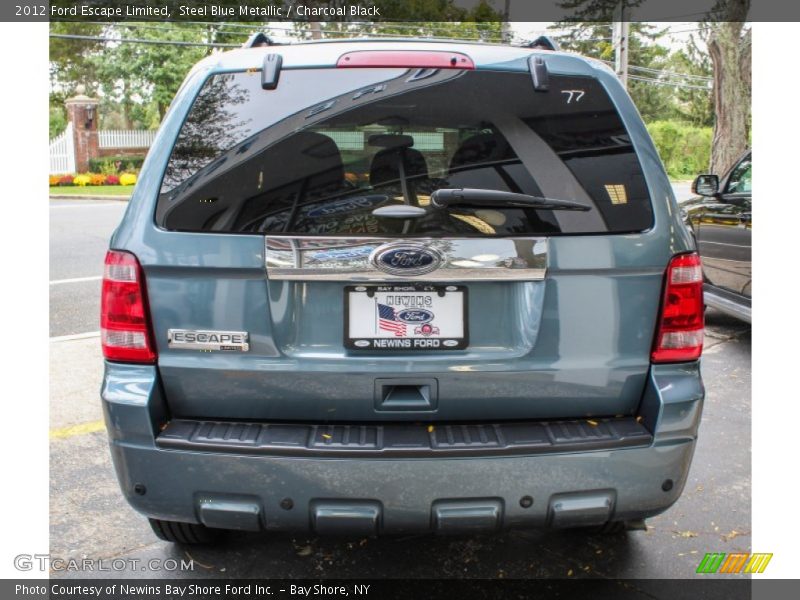Steel Blue Metallic / Charcoal Black 2012 Ford Escape Limited