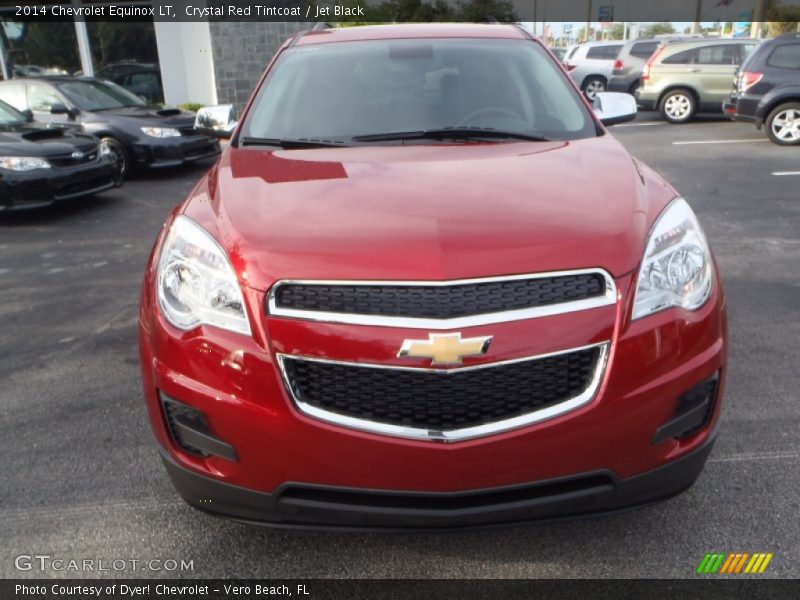 Crystal Red Tintcoat / Jet Black 2014 Chevrolet Equinox LT