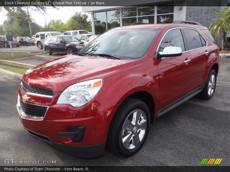 Crystal Red Tintcoat / Jet Black 2014 Chevrolet Equinox LT