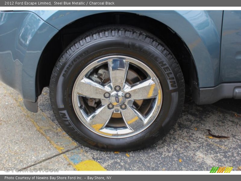 Steel Blue Metallic / Charcoal Black 2012 Ford Escape Limited