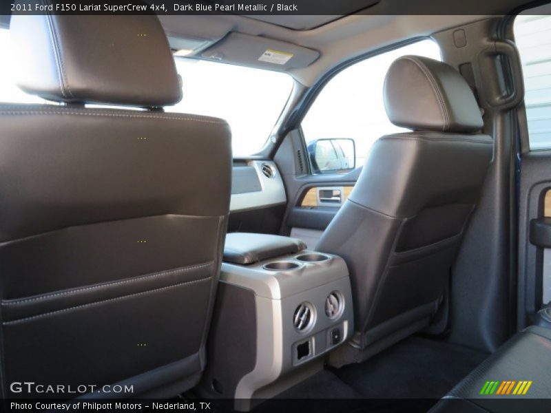 Dark Blue Pearl Metallic / Black 2011 Ford F150 Lariat SuperCrew 4x4