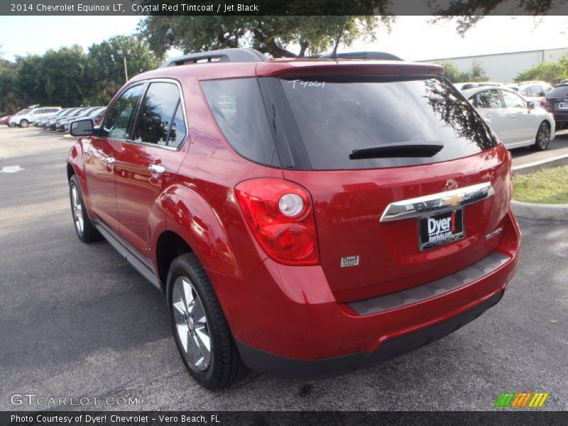 Crystal Red Tintcoat / Jet Black 2014 Chevrolet Equinox LT