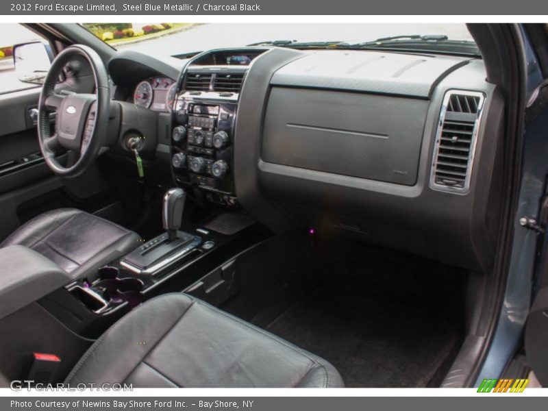 Steel Blue Metallic / Charcoal Black 2012 Ford Escape Limited