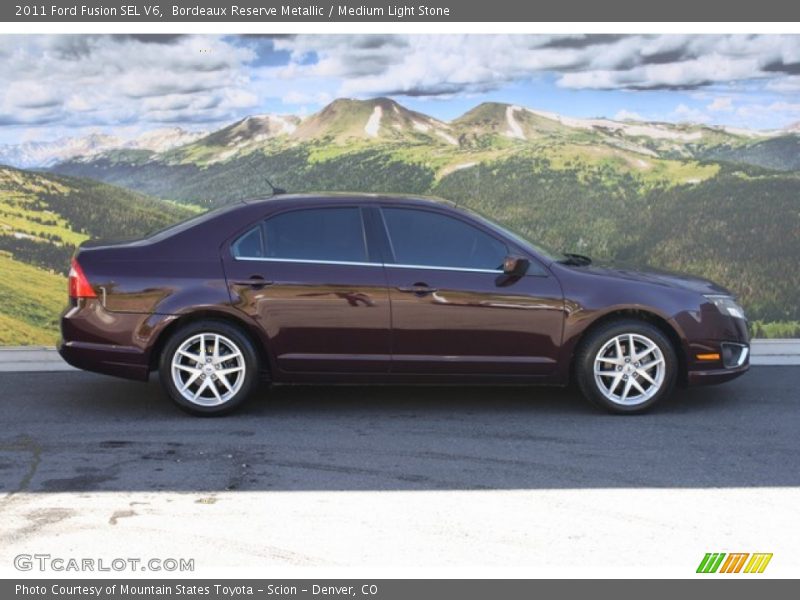 Bordeaux Reserve Metallic / Medium Light Stone 2011 Ford Fusion SEL V6