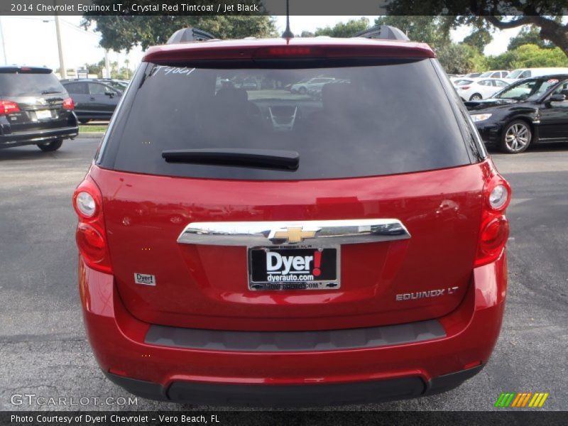 Crystal Red Tintcoat / Jet Black 2014 Chevrolet Equinox LT