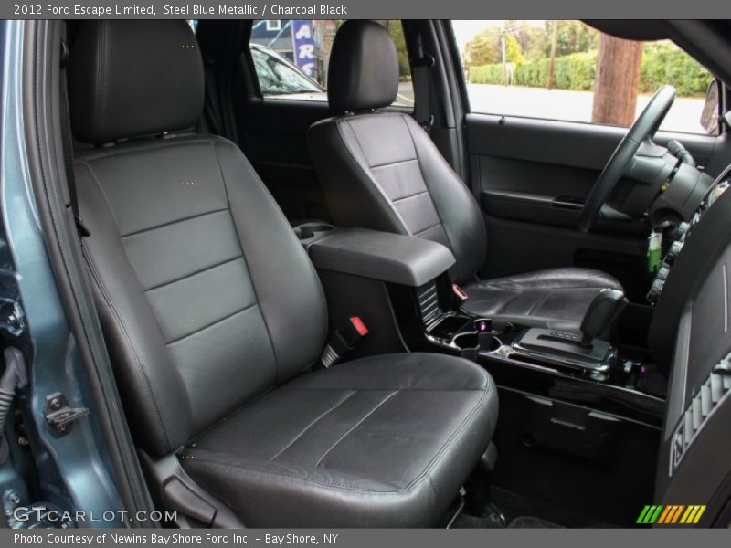 Steel Blue Metallic / Charcoal Black 2012 Ford Escape Limited