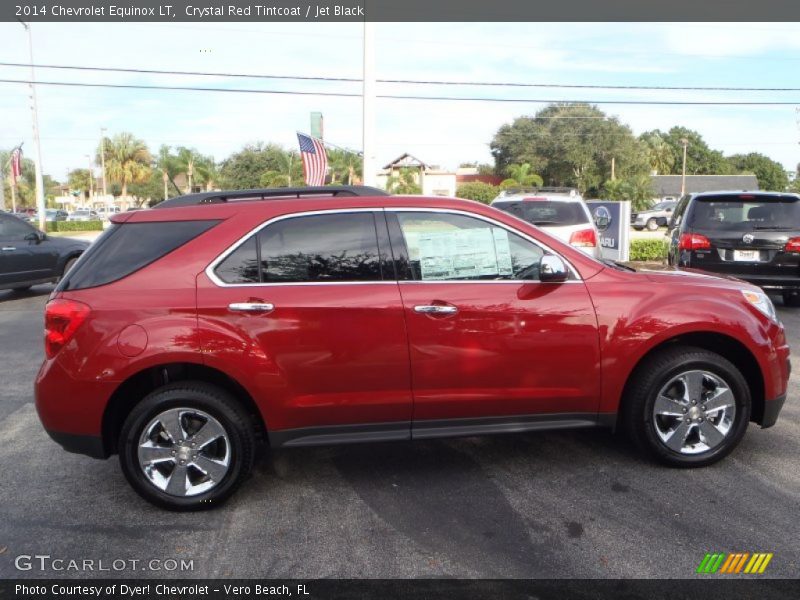 Crystal Red Tintcoat / Jet Black 2014 Chevrolet Equinox LT