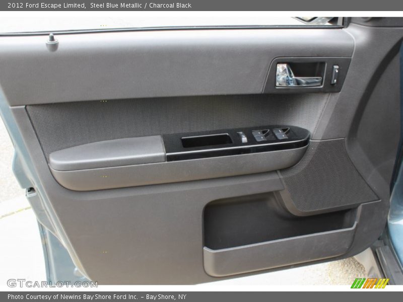 Steel Blue Metallic / Charcoal Black 2012 Ford Escape Limited