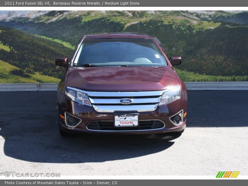 Bordeaux Reserve Metallic / Medium Light Stone 2011 Ford Fusion SEL V6