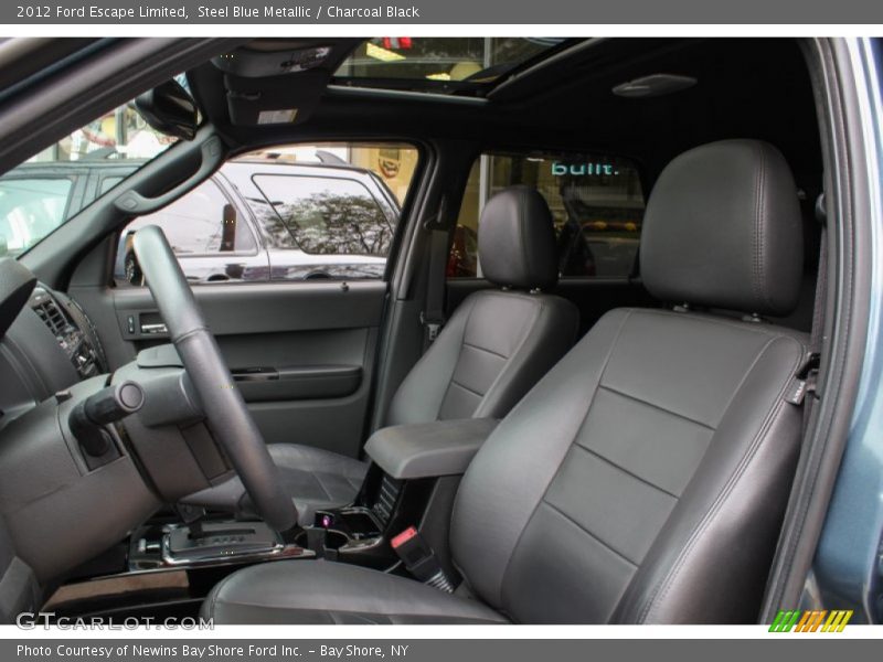 Steel Blue Metallic / Charcoal Black 2012 Ford Escape Limited