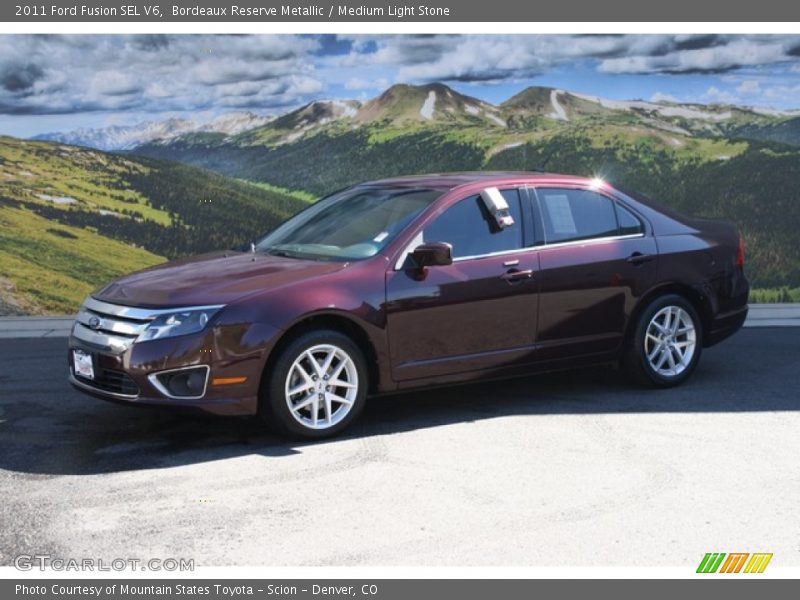 Bordeaux Reserve Metallic / Medium Light Stone 2011 Ford Fusion SEL V6