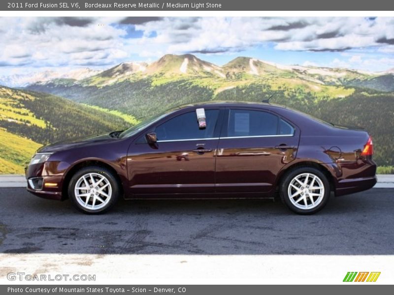Bordeaux Reserve Metallic / Medium Light Stone 2011 Ford Fusion SEL V6