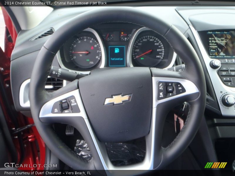 Crystal Red Tintcoat / Jet Black 2014 Chevrolet Equinox LT