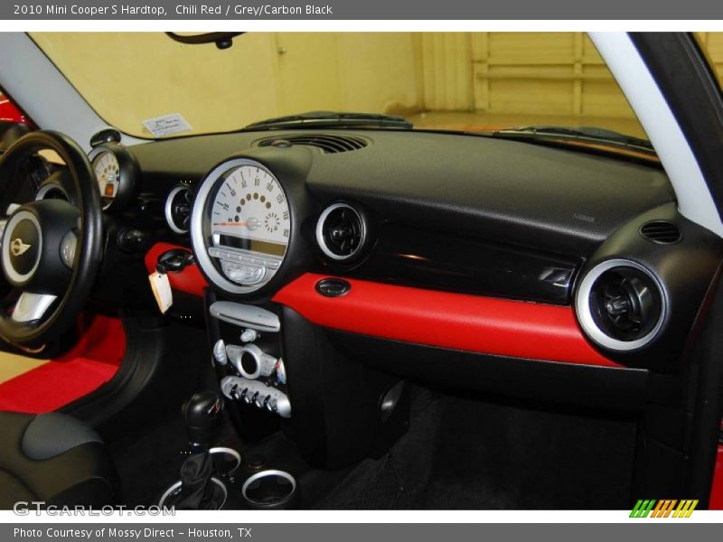 Chili Red / Grey/Carbon Black 2010 Mini Cooper S Hardtop