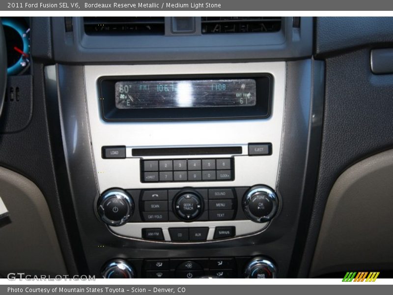 Bordeaux Reserve Metallic / Medium Light Stone 2011 Ford Fusion SEL V6