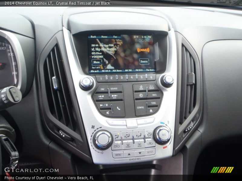 Crystal Red Tintcoat / Jet Black 2014 Chevrolet Equinox LT