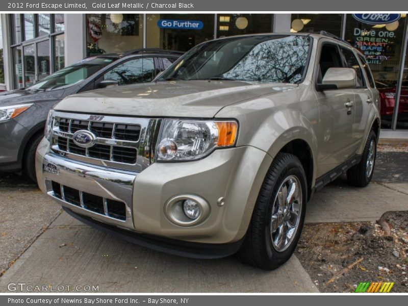 Gold Leaf Metallic / Charcoal Black 2012 Ford Escape Limited