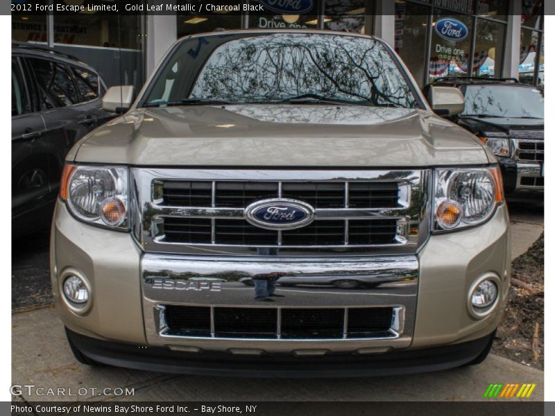 Gold Leaf Metallic / Charcoal Black 2012 Ford Escape Limited