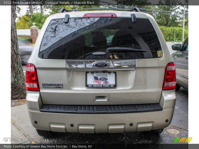 Gold Leaf Metallic / Charcoal Black 2012 Ford Escape Limited