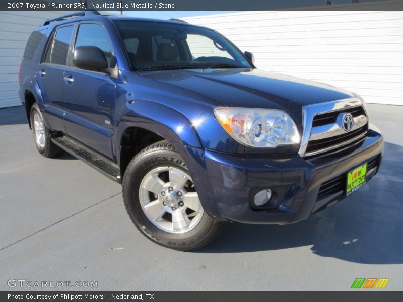 Nautical Blue Metallic / Stone 2007 Toyota 4Runner SR5