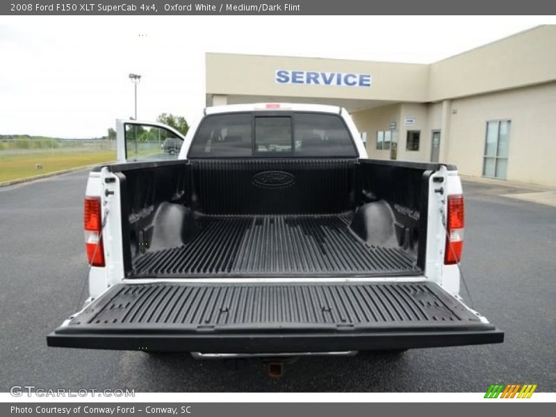Oxford White / Medium/Dark Flint 2008 Ford F150 XLT SuperCab 4x4