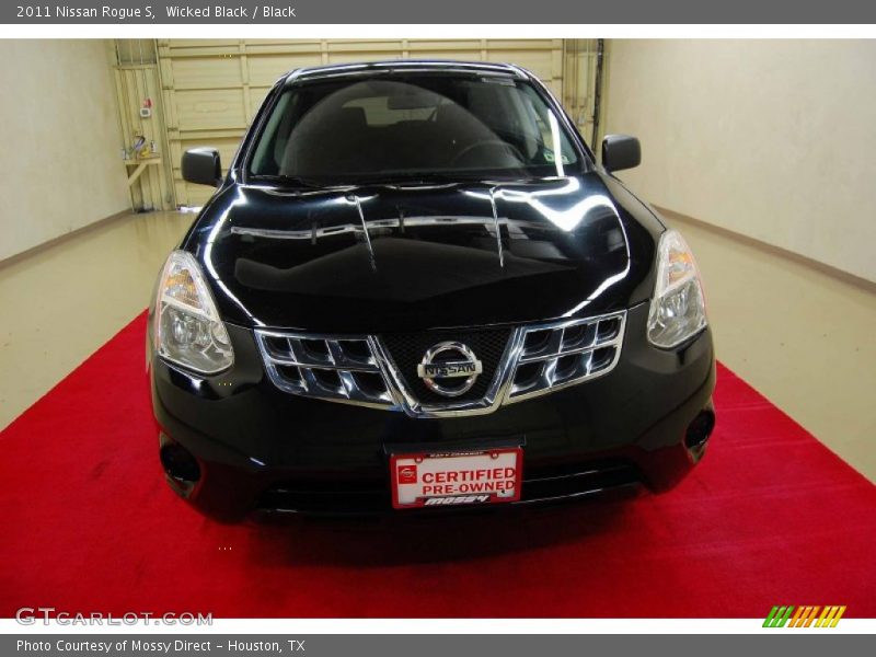 Wicked Black / Black 2011 Nissan Rogue S