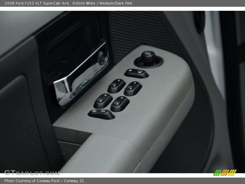 Oxford White / Medium/Dark Flint 2008 Ford F150 XLT SuperCab 4x4