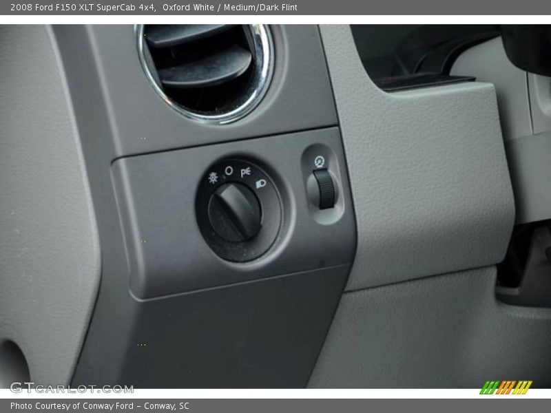 Oxford White / Medium/Dark Flint 2008 Ford F150 XLT SuperCab 4x4