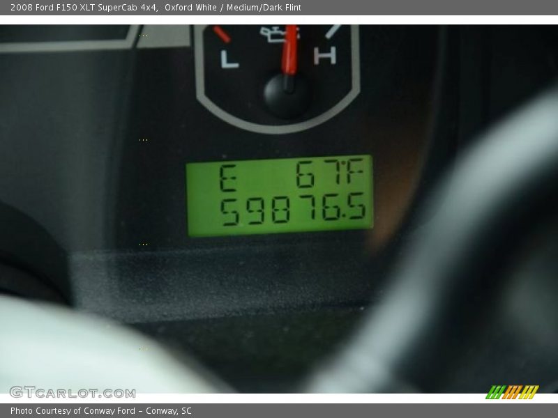 Oxford White / Medium/Dark Flint 2008 Ford F150 XLT SuperCab 4x4