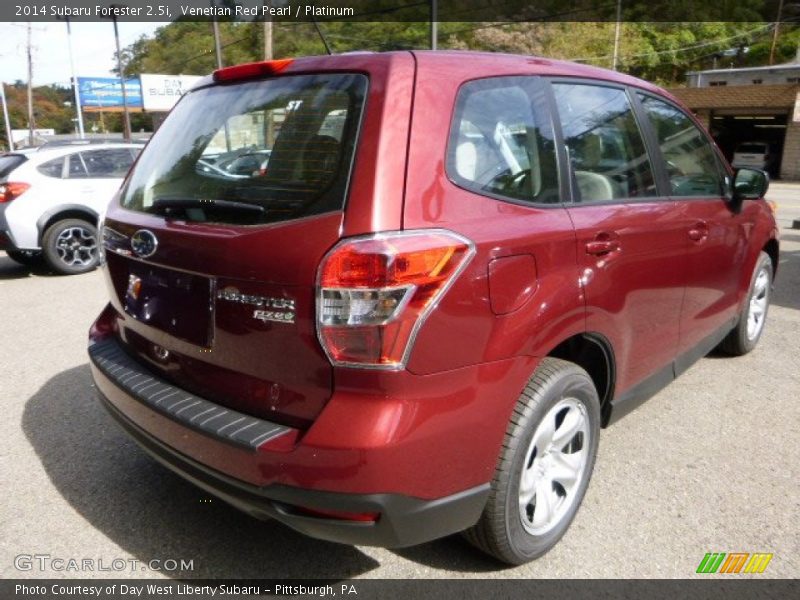 Venetian Red Pearl / Platinum 2014 Subaru Forester 2.5i