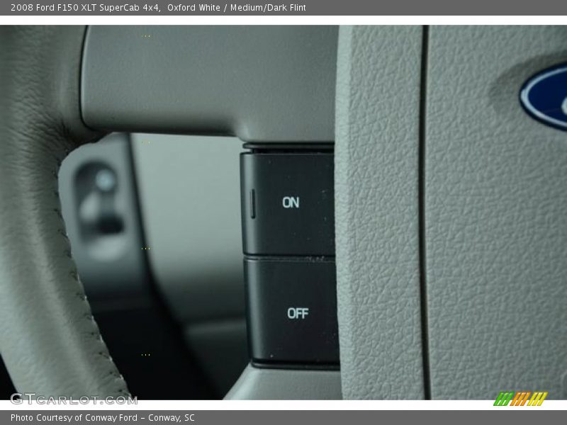Oxford White / Medium/Dark Flint 2008 Ford F150 XLT SuperCab 4x4